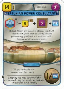 Terraforming Mars: Neptunian Power Consultants Promo Card board game cover