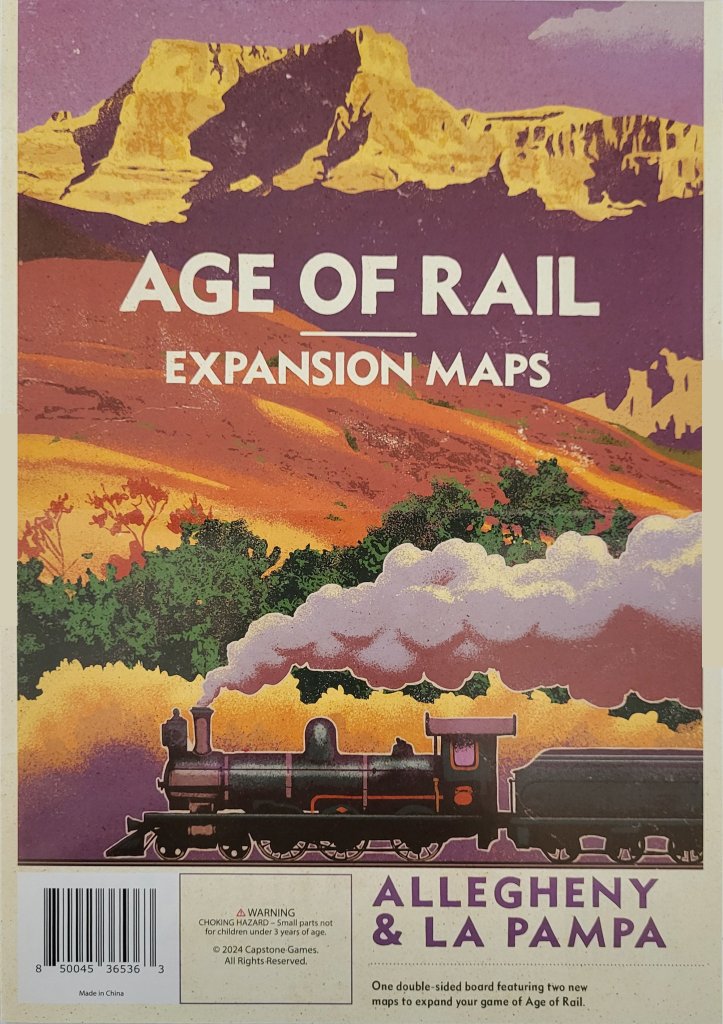 Age of Rail: South Africa – Expansion Maps: Allegheny & La Pampa board game cover