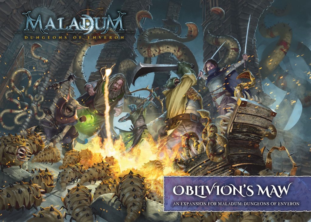 Maladum: Dungeons of Enveron – Oblivion’s Maw board game cover