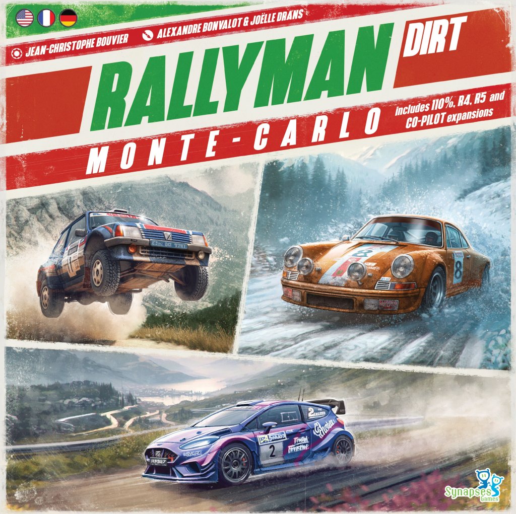 Rallyman: DIRT – Monte-Carlo board game cover