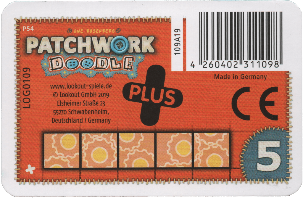 Patchwork Doodle: Plus board game cover