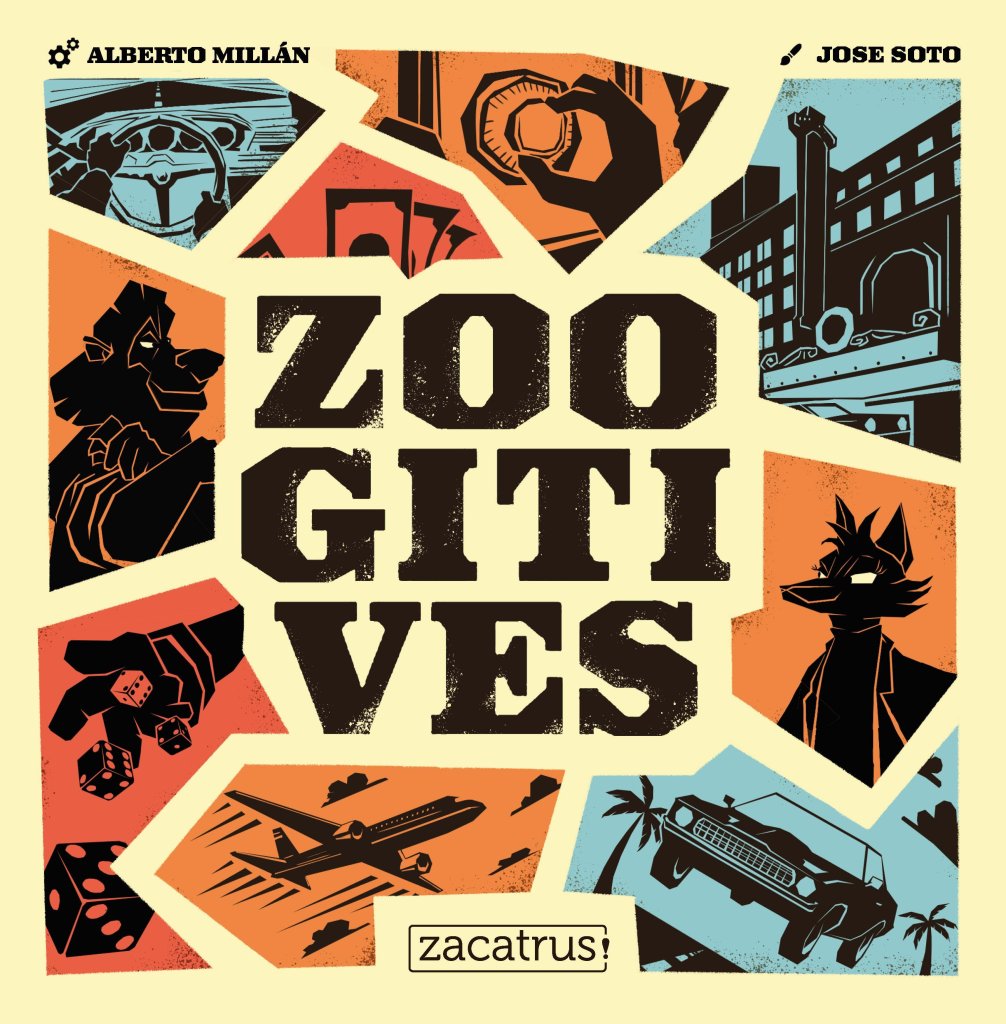 Zoogitives board game cover