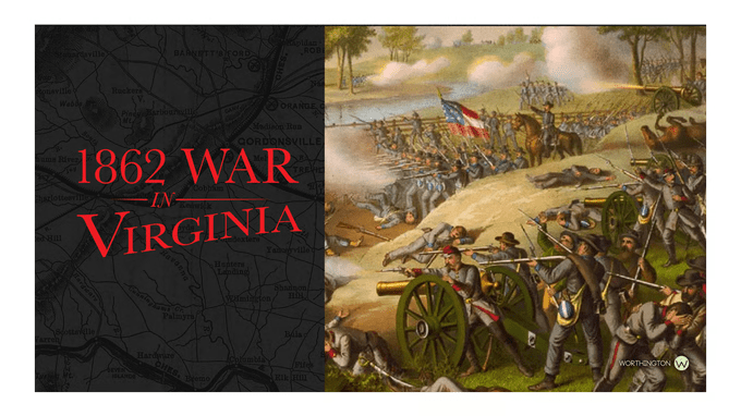 1862 War in Virginia board game cover
