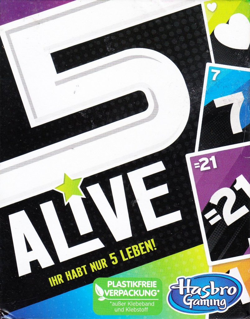 5 Alive board game cover