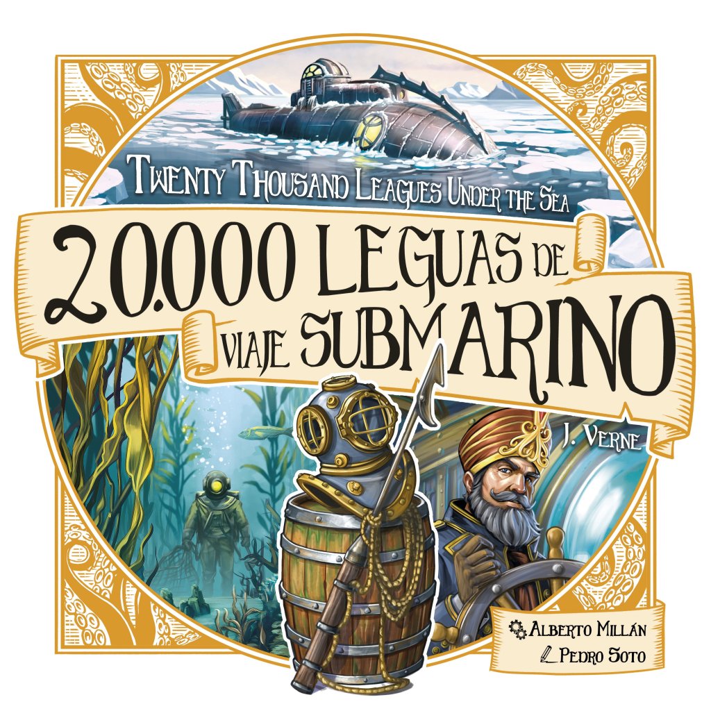 Twenty Thousand Leagues under the Sea board game cover