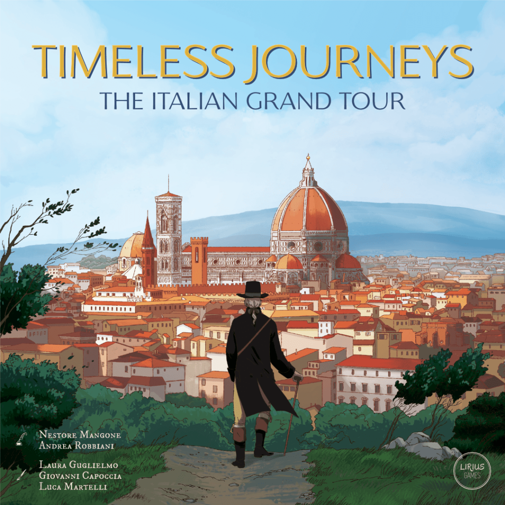 Timeless Journeys: The Italian Grand Tour board game cover