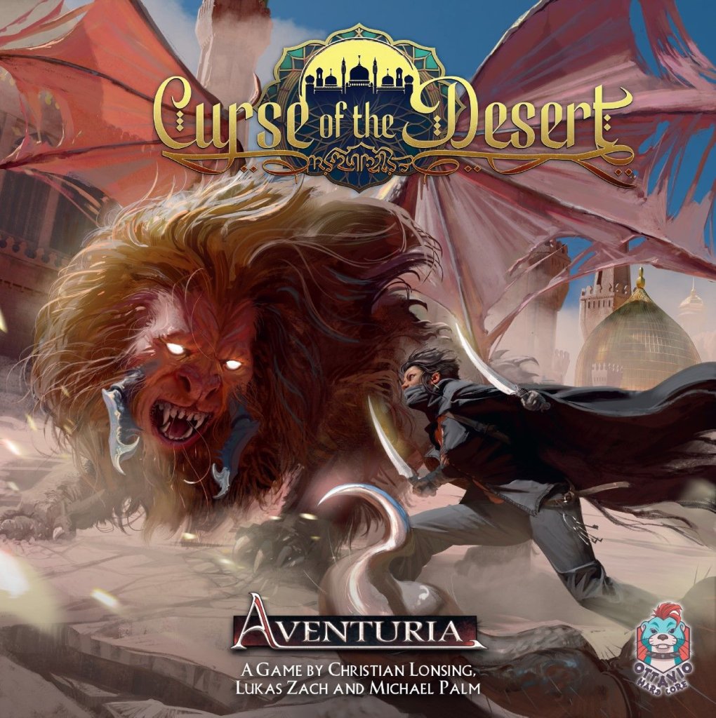 Aventuria: Curse of the Desert board game cover