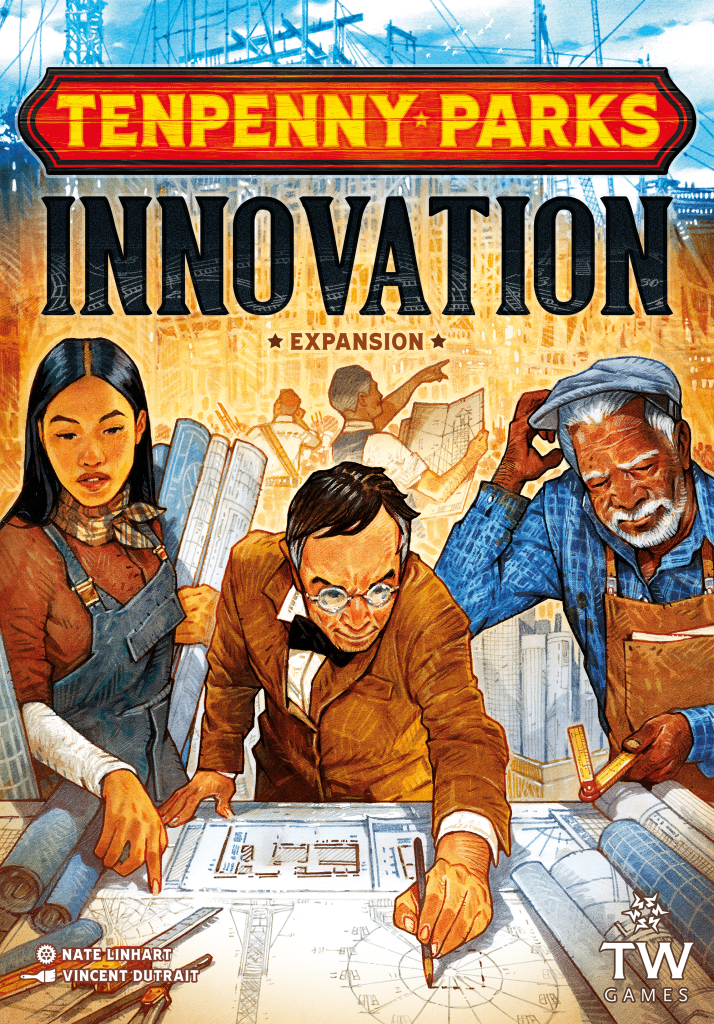 Tenpenny Parks: Innovation Expansion board game cover