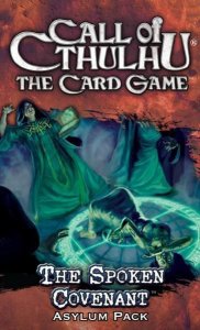 Call of Cthulhu: The Card Game – The Spoken Covenant Asylum Pack board game cover