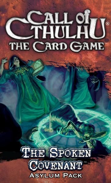 Call of Cthulhu: The Card Game – The Spoken Covenant Asylum Pack board game cover