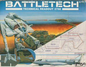 BattleTech Technical Readout: 2750 board game cover