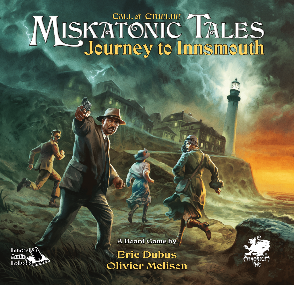 Miskatonic Tales: Journey to Innsmouth board game cover