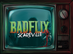 BADFLIX Scareville board game cover