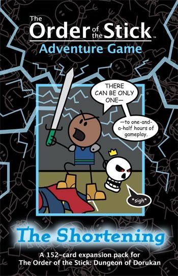 Order of the Stick Adventure Game: The Shortening board game cover