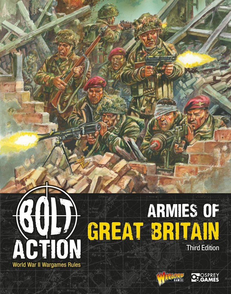 Bolt Action: Armies of Great Britain board game cover