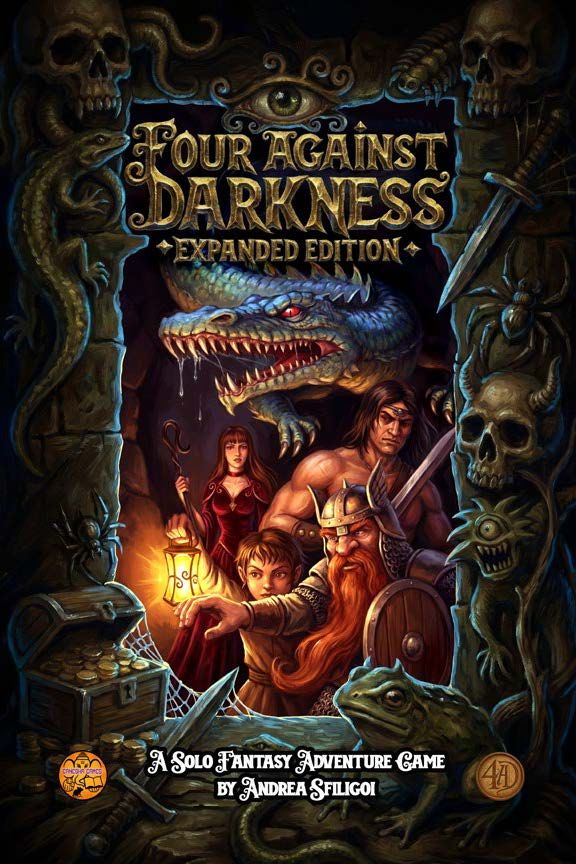 Four Against Darkness: Expanded Edition board game cover