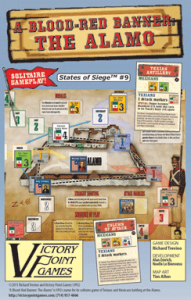 A Blood-Red Banner: The Alamo board game cover