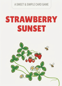 Strawberry Sunset board game cover