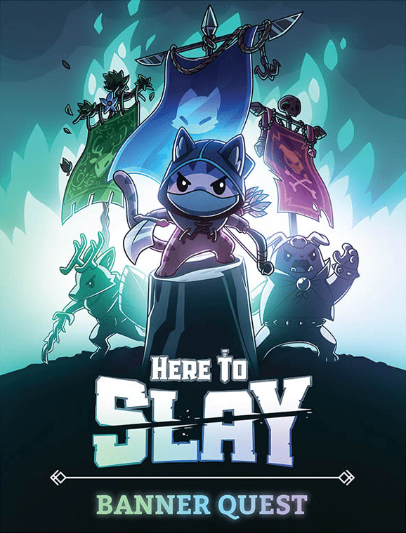 Here to Slay: Banner Quest board game cover