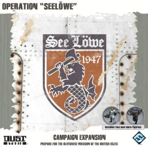 Dust Tactics: Operation “SeeLöwe” board game cover