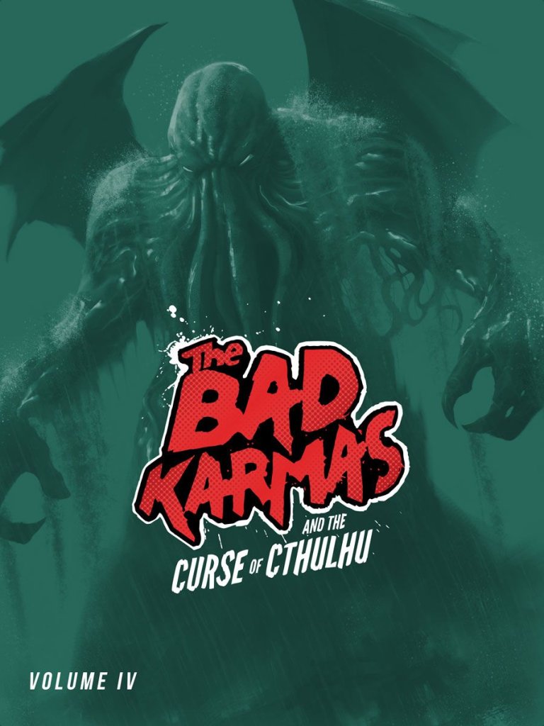 The Bad Karmas and the Curse of Cthulhu board game cover