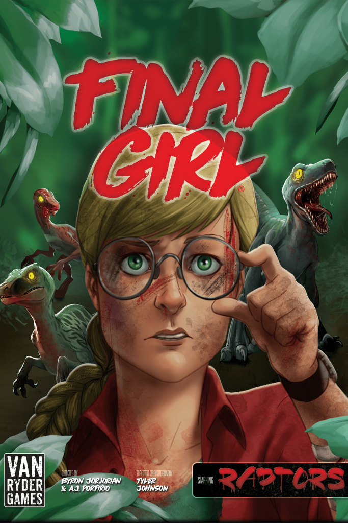 Final Girl: The Raptor Games board game cover