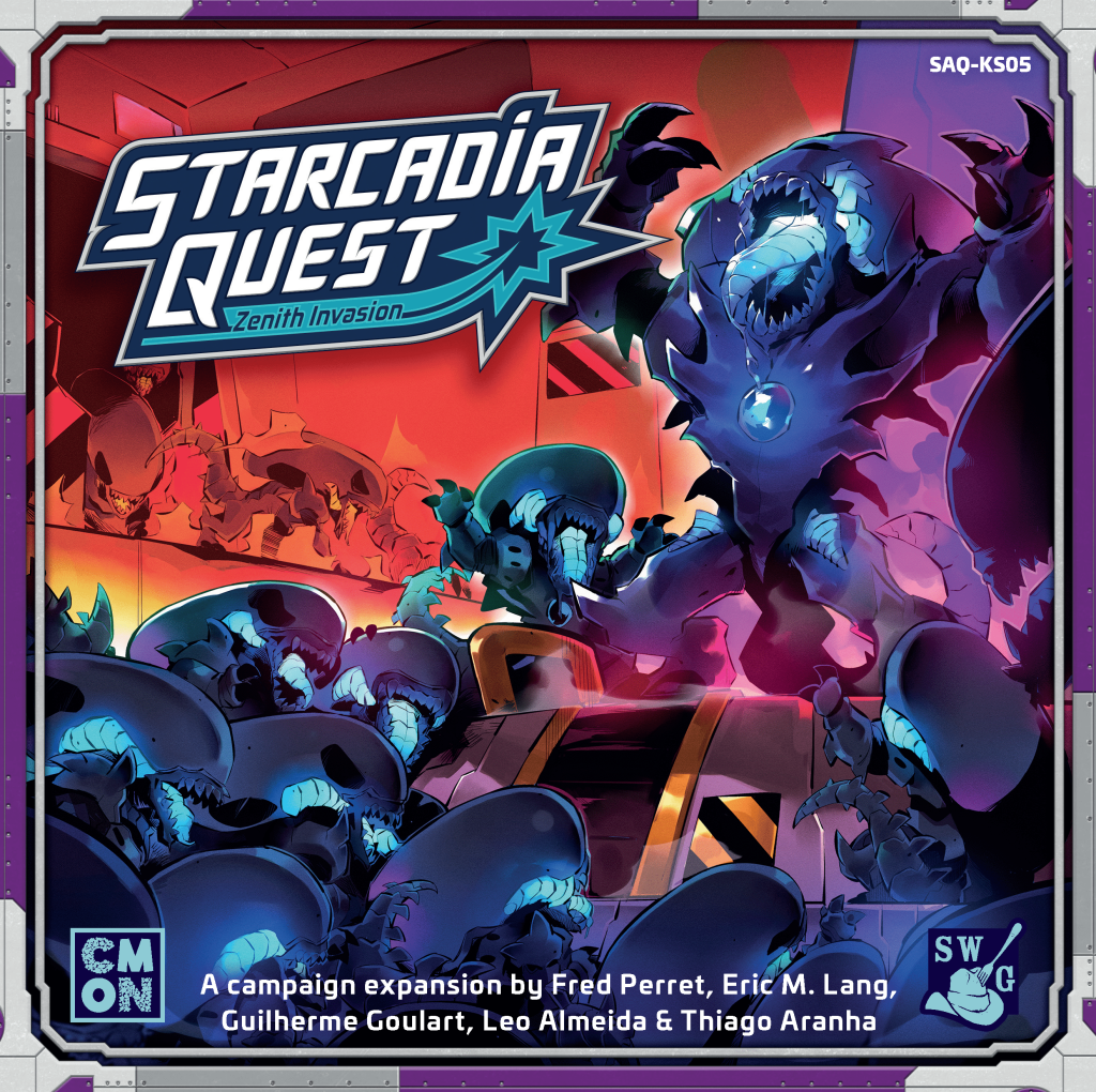 Starcadia Quest: Zenith Invasion board game cover