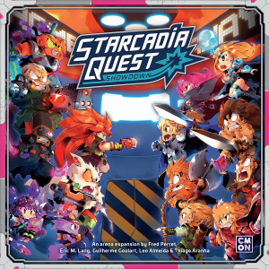 Starcadia Quest: Showdown board game cover