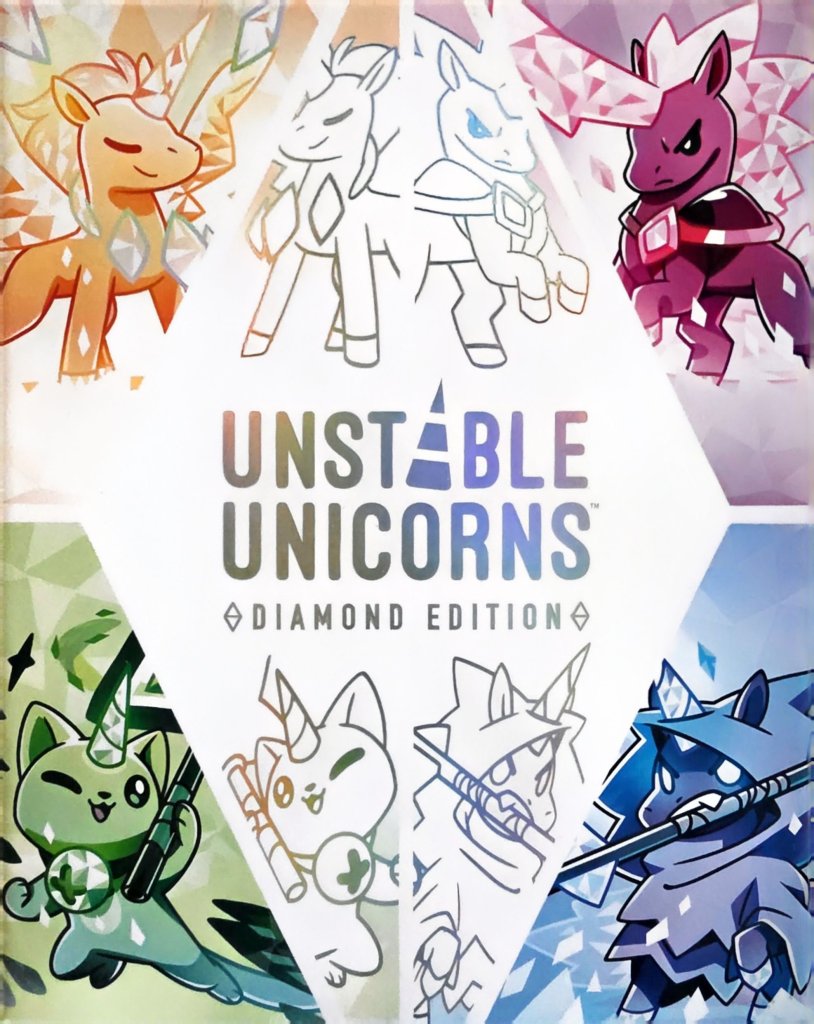 Unstable Unicorns: Diamond Edition board game cover