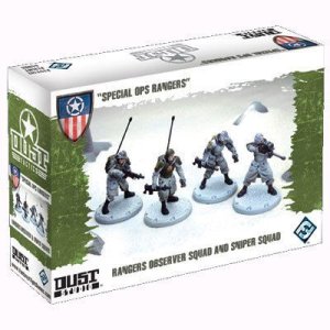Dust Tactics: Rangers Observer Squad and Sniper Squad – “Special Ops Rangers” board game cover
